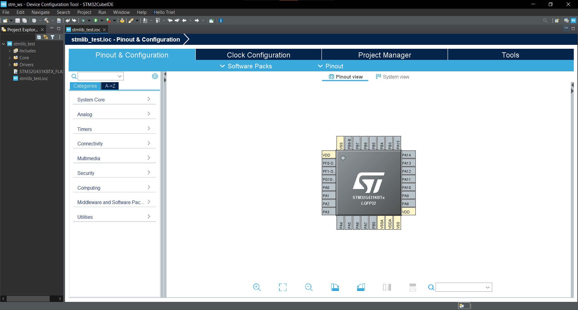 Microcontroller Configuration